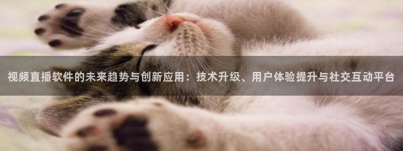 柠檬篮球直播：视频直播软件的未来趋势与创新应用：技术升级、用户体验提升与社交互动平台
